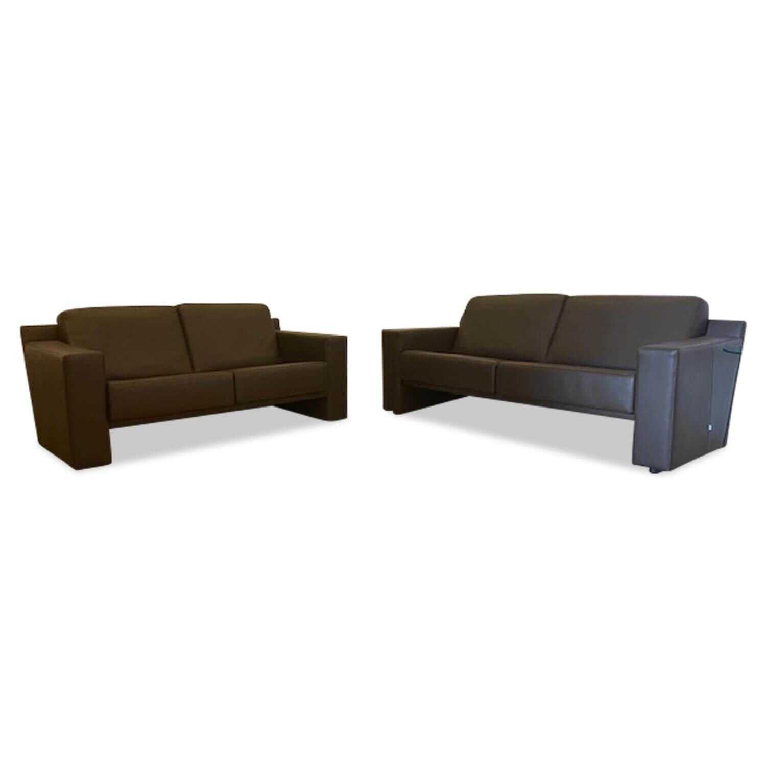 Garnitur Dakota  JR 9800 Leder Fuerte Braun 2 Sofas