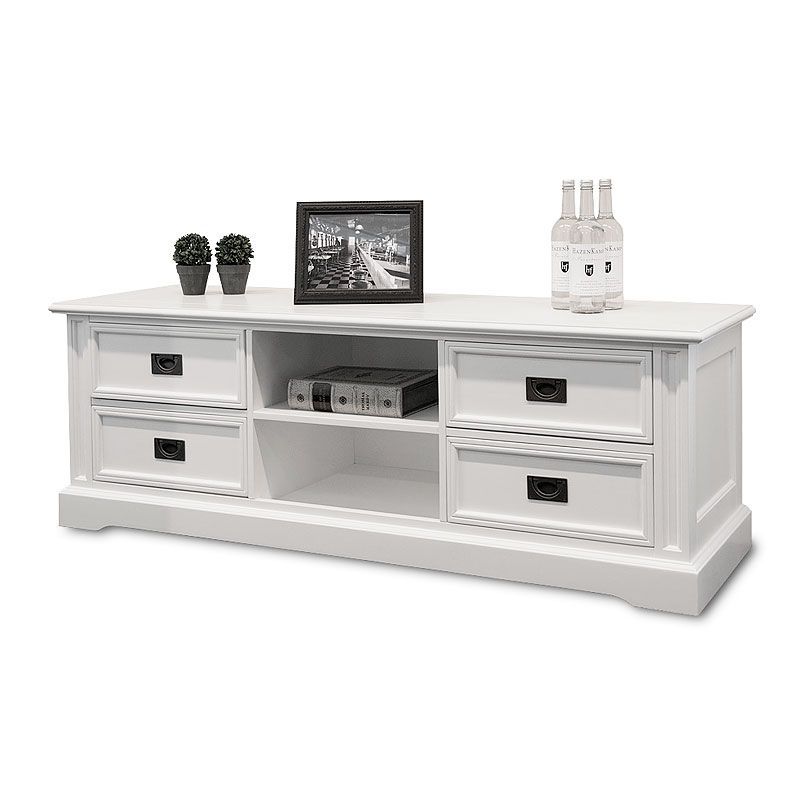 Cambridge Sideboard Television 166x50x52cm CL-TV-010 Pine/MDF Shining White