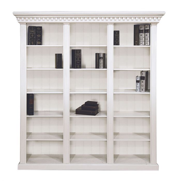 Andrew Bookchest III 208x45x220cm Pine/MDF Shining White