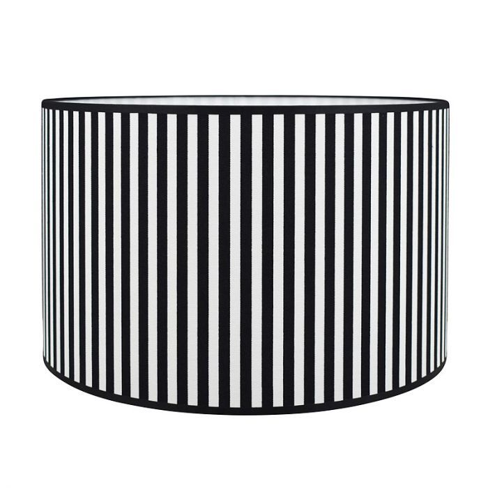 black/white small – 40x40x25 cm Cilinder fabrics with stripes