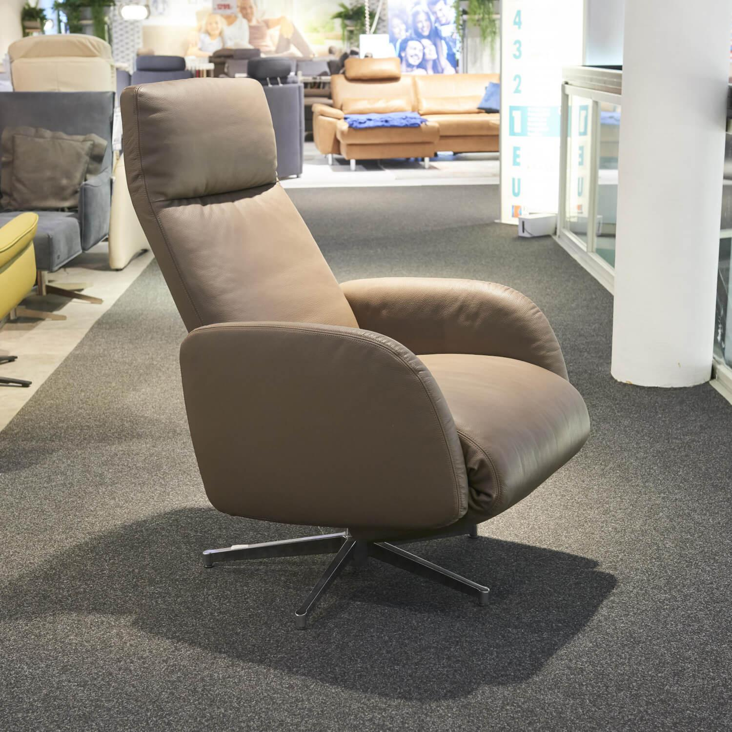 Sessel Relax RE700.15 Leder Lava Sitzhärte Mittel