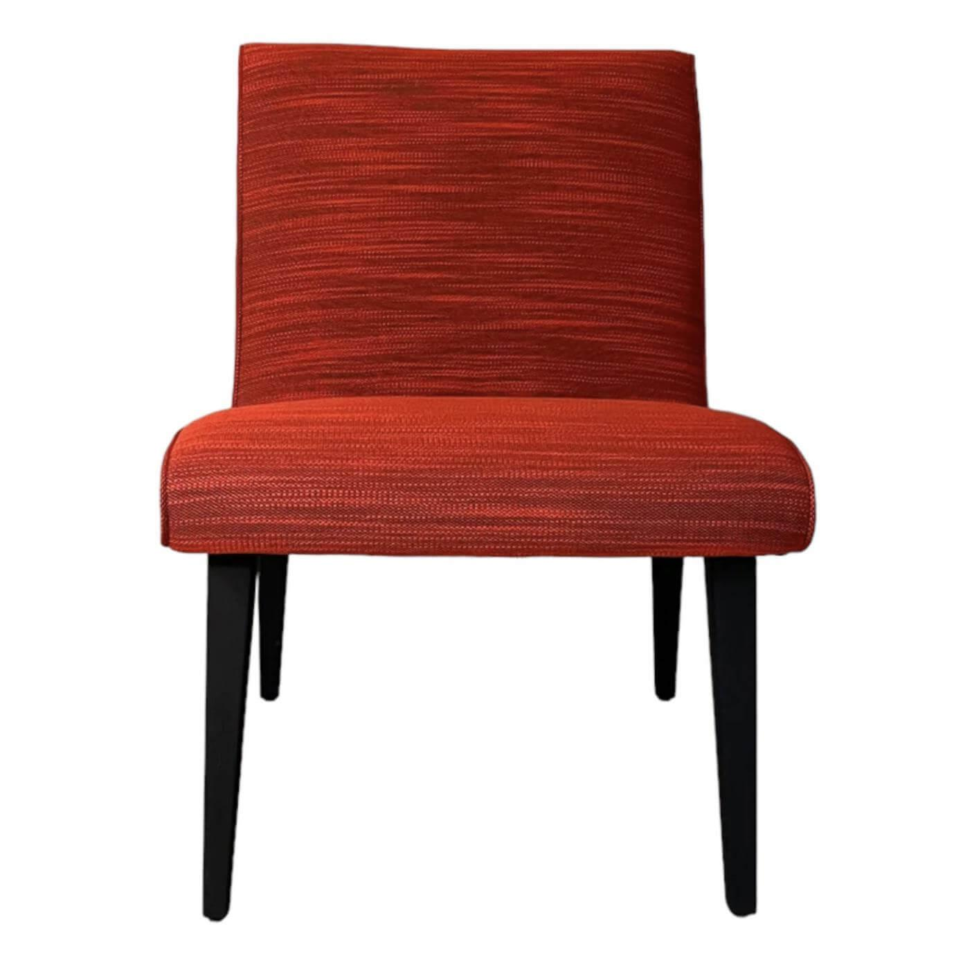 Sessel Vostra Wood 67-10 Walter Knoll Stoff Lila Farbe Rot Gestell Massivholz Ei…