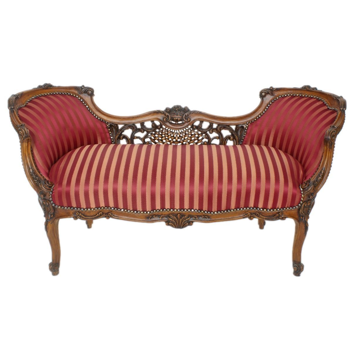 Barocksofa deluxe bordeaux streep