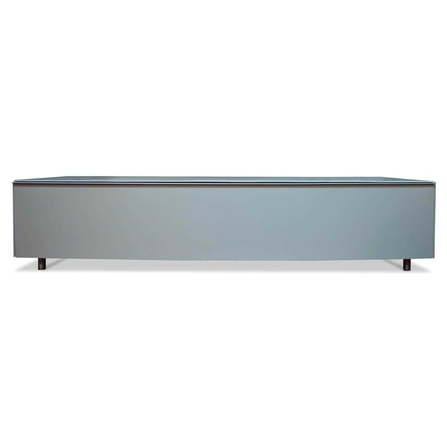 Sideboard Scala Silber Glas mit Rückwandbeleuchtung und TV-Halterung