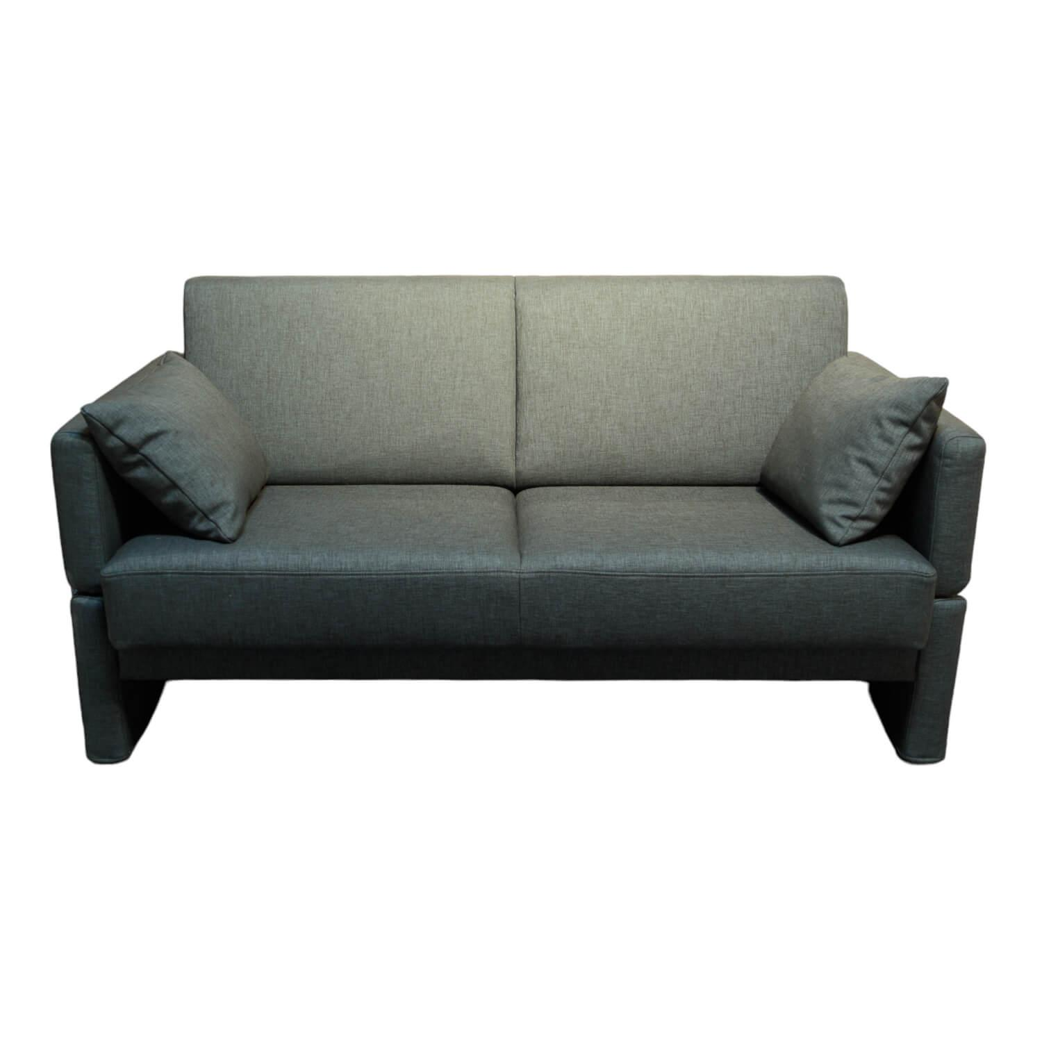 Schlafsofa Cara Stoff 2467 0035 Grau Armlehnen Abziehbar Fest Bezogen