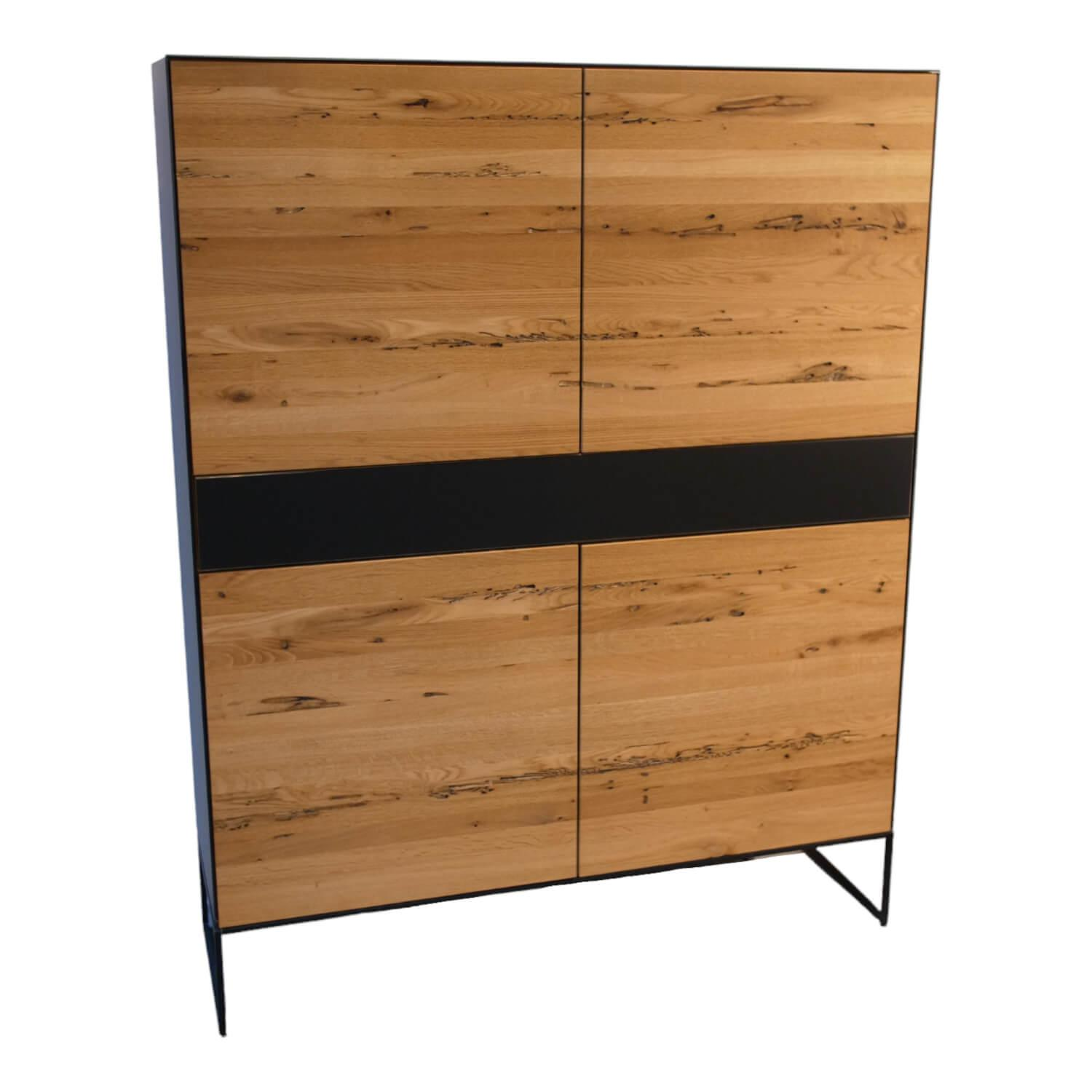 Highboard Cubus Pure Holz Eiche Venedig Natur Geölt Schublade Innen Buche Außen …