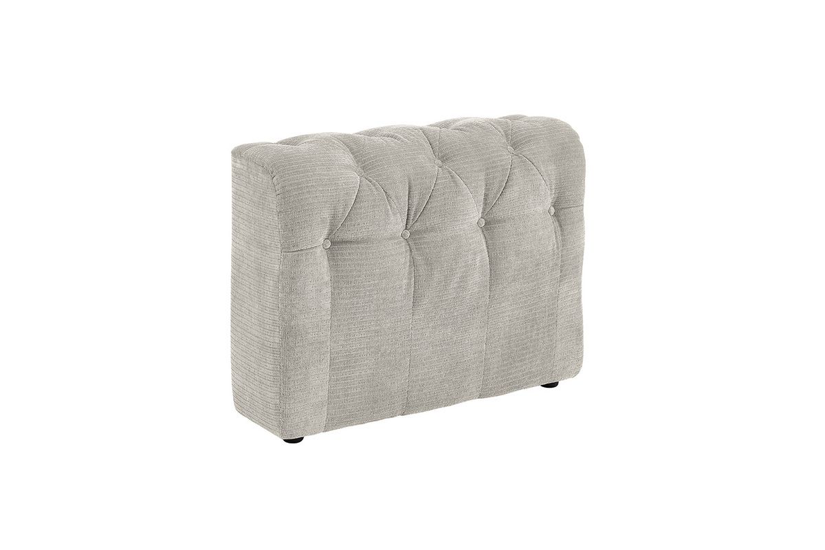 KAWOLA Sofa Seitenelement SEPHI medium Cord Vintage silber