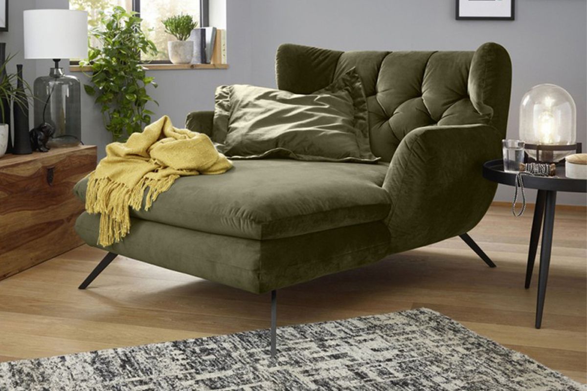 KAWOLA Longseat CHARME Velvet oliv