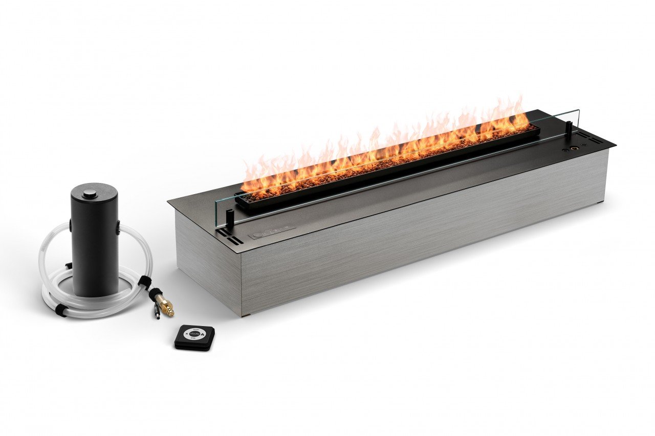 Planika Neo Burner – Ethanol Brenner mit BEV Technologie Holzdekoration Neo 1000