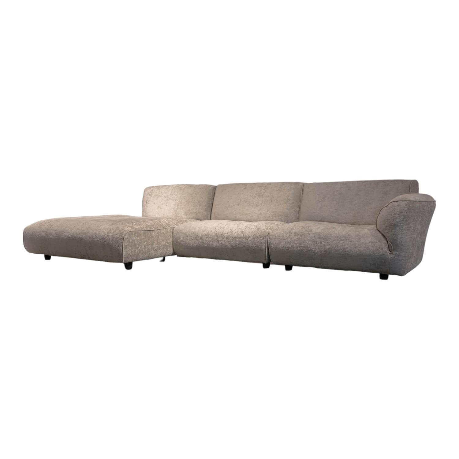 Ecksofa Grand Soffice Bezug Stoff T 8493 Grau