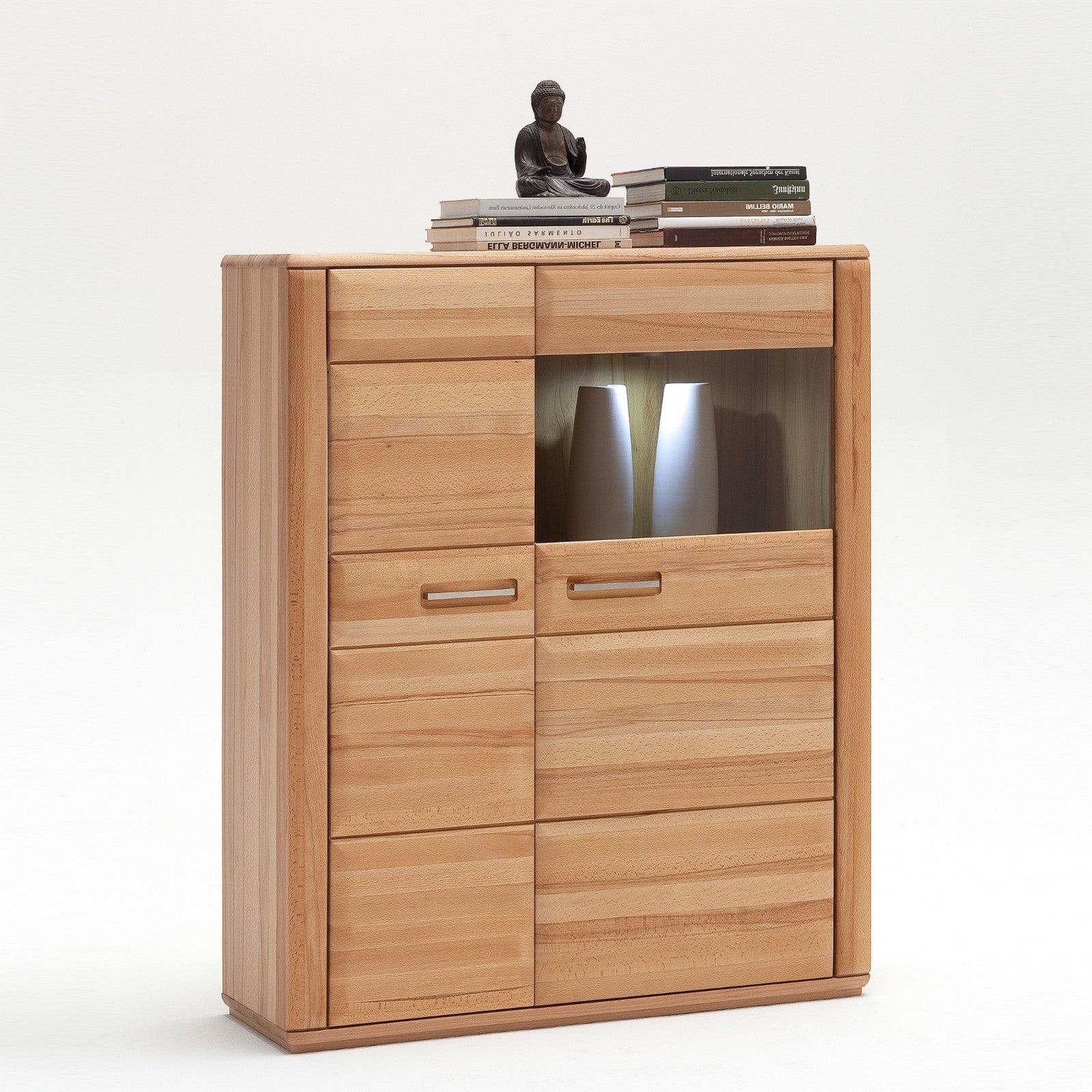 Highboard Kernbuche 107 cm links Sanremo