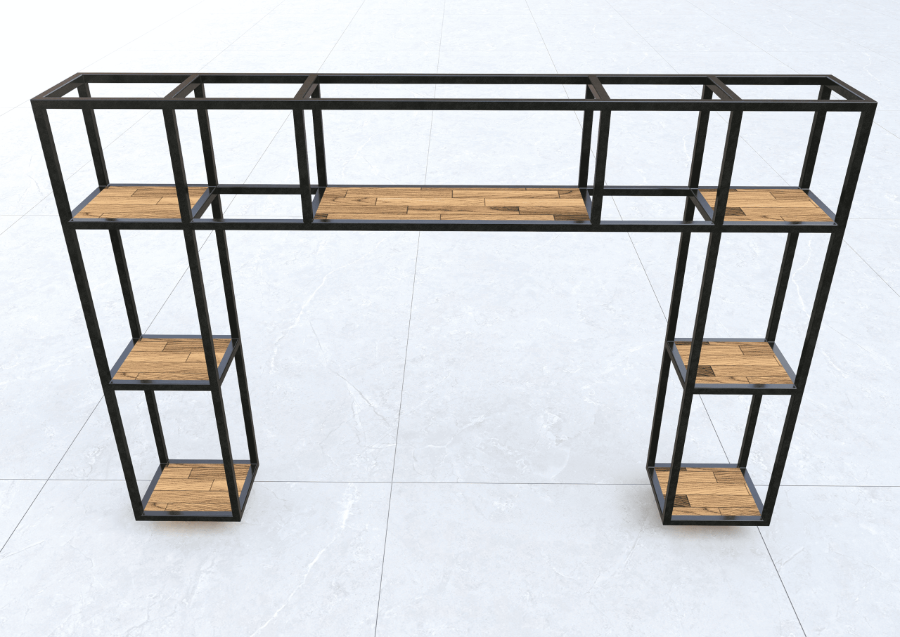 GRID FRAME – Regal im Loft Stil 08