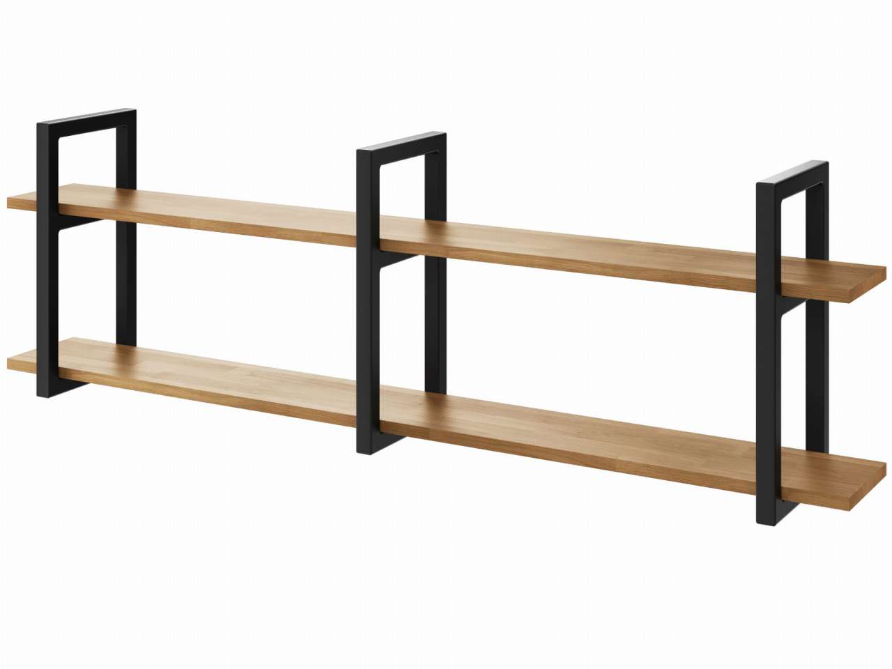 WOOD FRAME – Hängeregal D2 160-200 cm aus Eichenholz