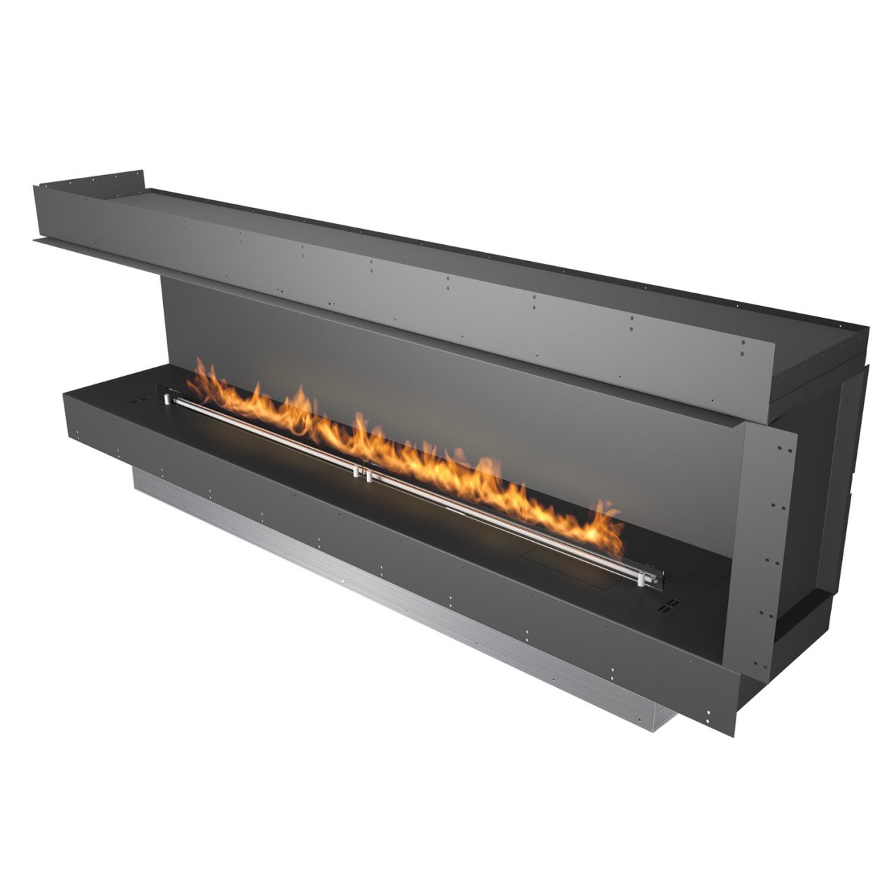 Planika Forma Firebox LEFT-CORNER mit BEV Automatikbrenner FLA 4 Forma 2300