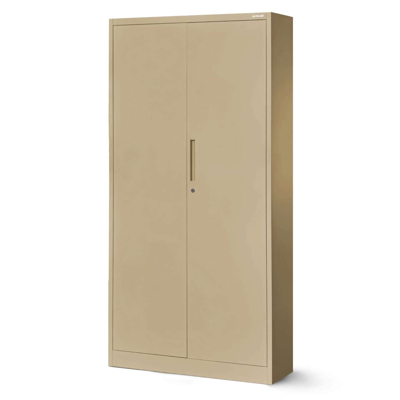 Abschließbarer Büroschrank JAN, 900 x 1850 x 400 mm, Fresh Style: beige