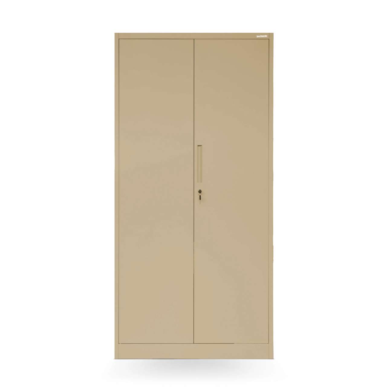 Abschließbarer Mehrzweckschrank DAWID, 900 x 1850 x 450 mm, Fresh Style: beige