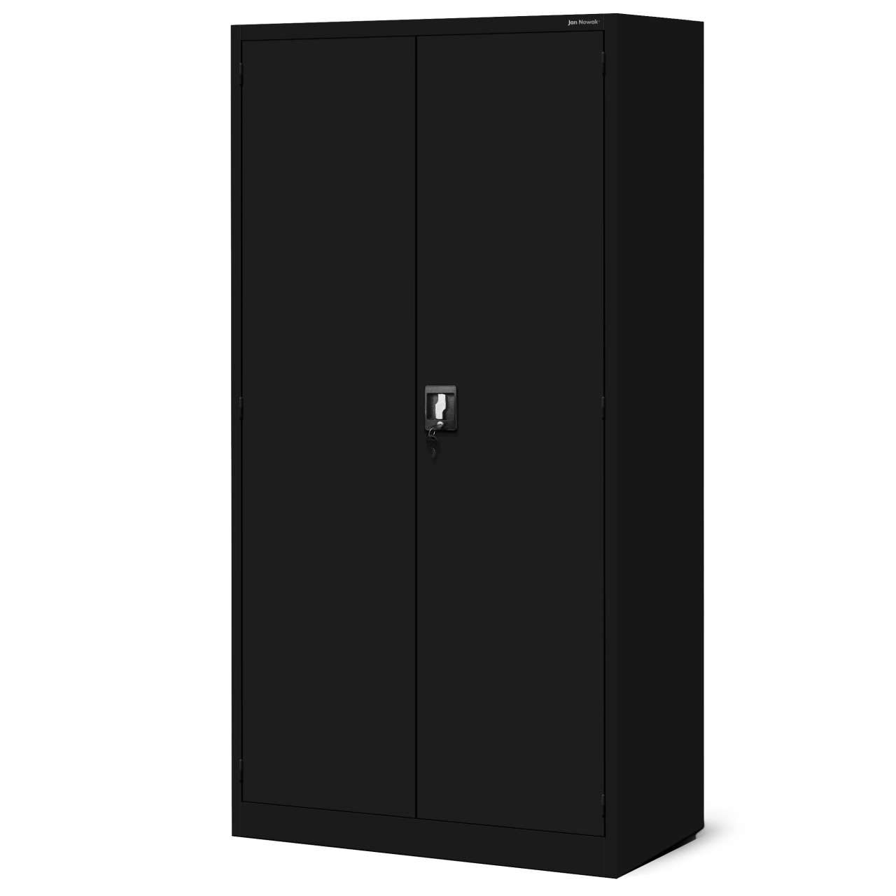 Werkzeugschrank SZYMON, 920 x 1850 x 500 mm, All Black: schwarz