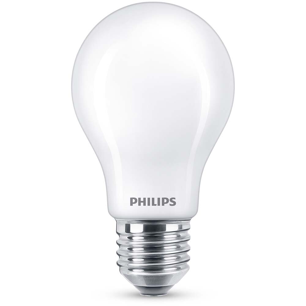 Philips LED Lampe ersetzt 60W, E27 Standardform A60, weiß, warmweiß, 806 Lumen, nicht dimmbar