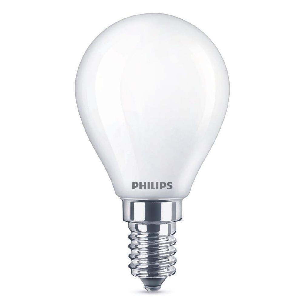 Philips LED Lampe ersetzt 40 W, E14 Tropfenform P45, weiß, warmweiß, 475 Lumen, dimmbar, 1er Pack