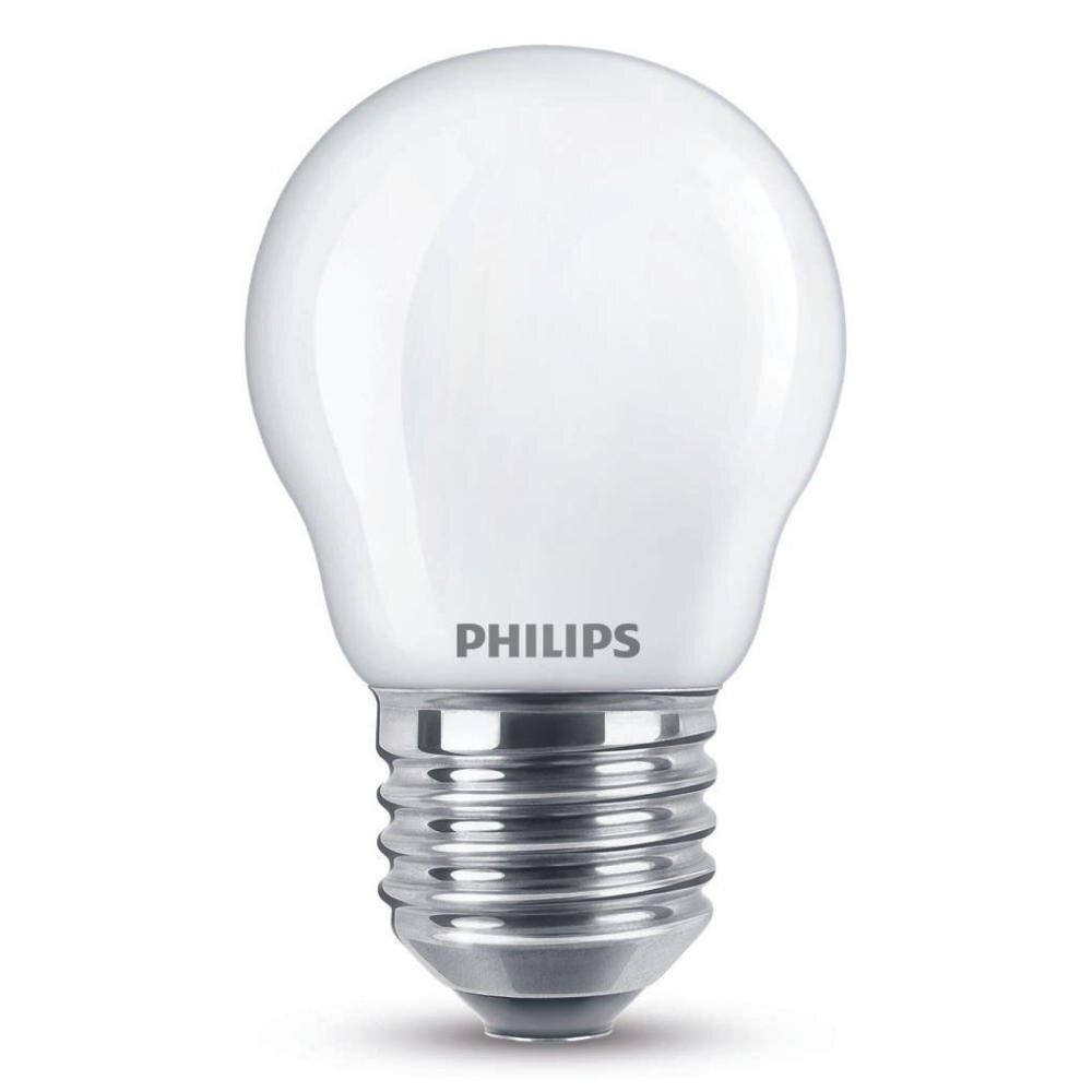 Philips LED Lampe ersetzt 40 W, E27 Tropfenform P45, weiß, warmweiß, 475 Lumen, dimmbar