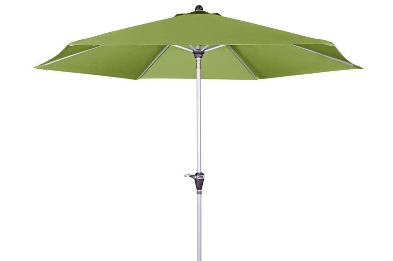 DOPPLER Active Auto Tilt Mittelstockschirm, grün, Aluminium/Textil, Ø 280 cm, mit Kurbel