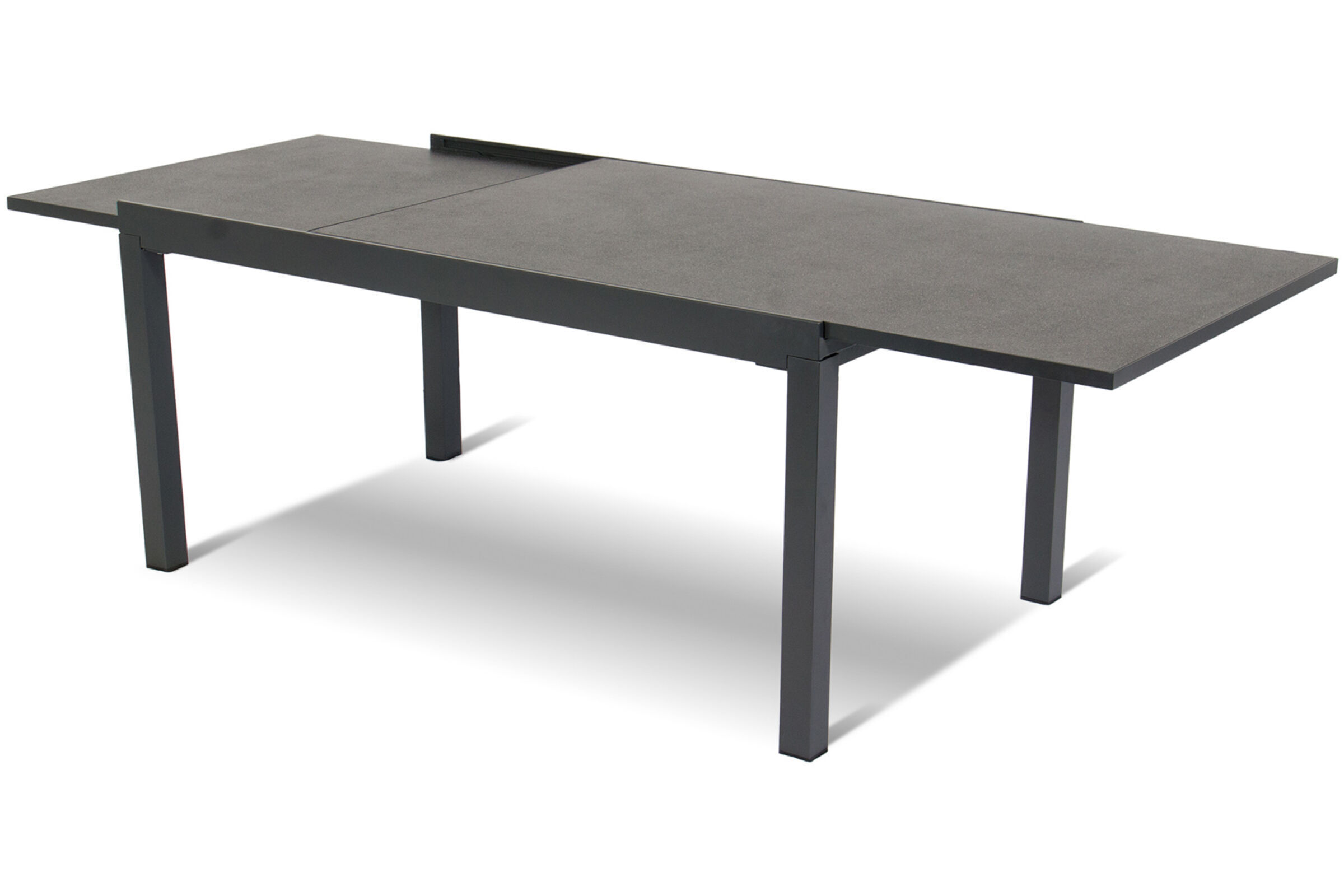 HARTMAN Ausziehtisch Tipperary xerix/stone grey, Aluminium/HPL, 160/260x93cm