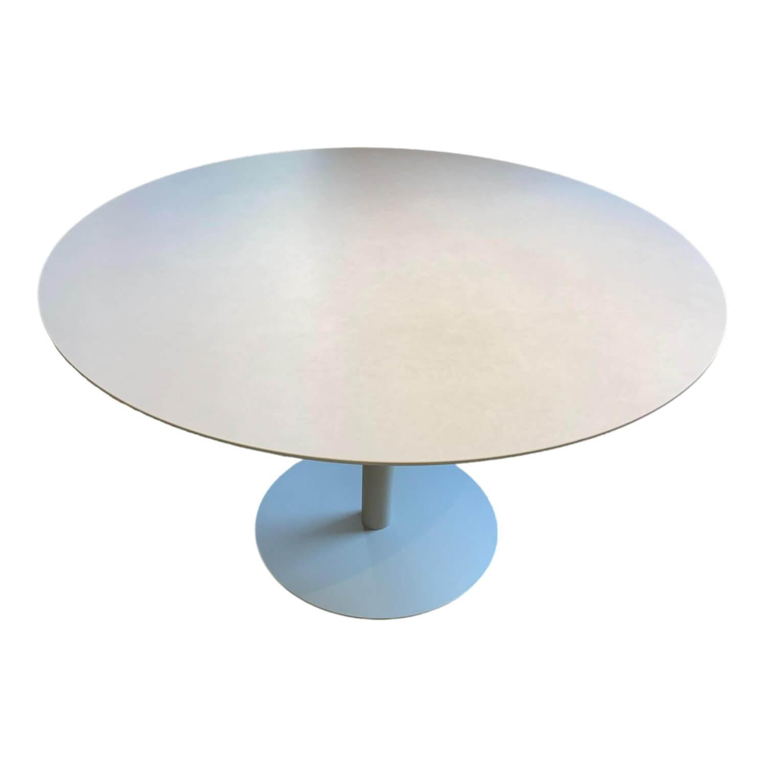 Esstisch T Table Dining Tischplatte Keramik Linen Beige Gestell Edelstahl Pulver…