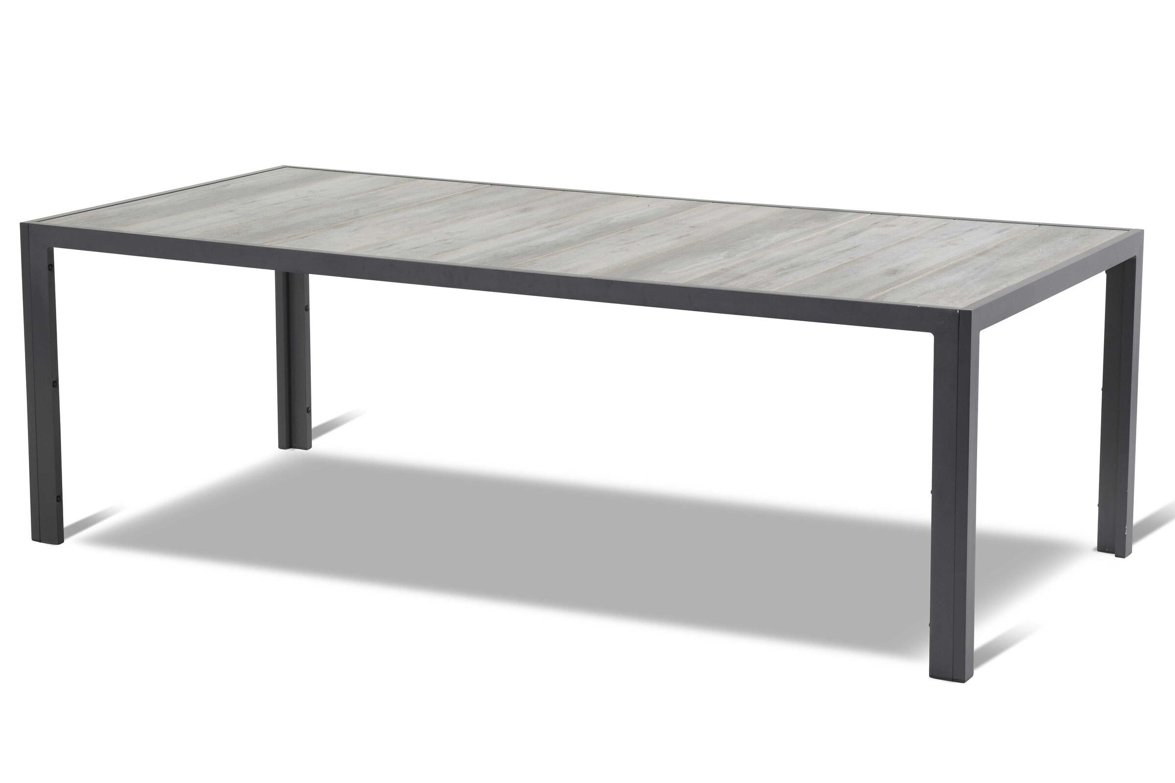 HARTMAN Tanger Esstisch,  xerix/grey wood, Aluminium/Keramik, 228x105cm