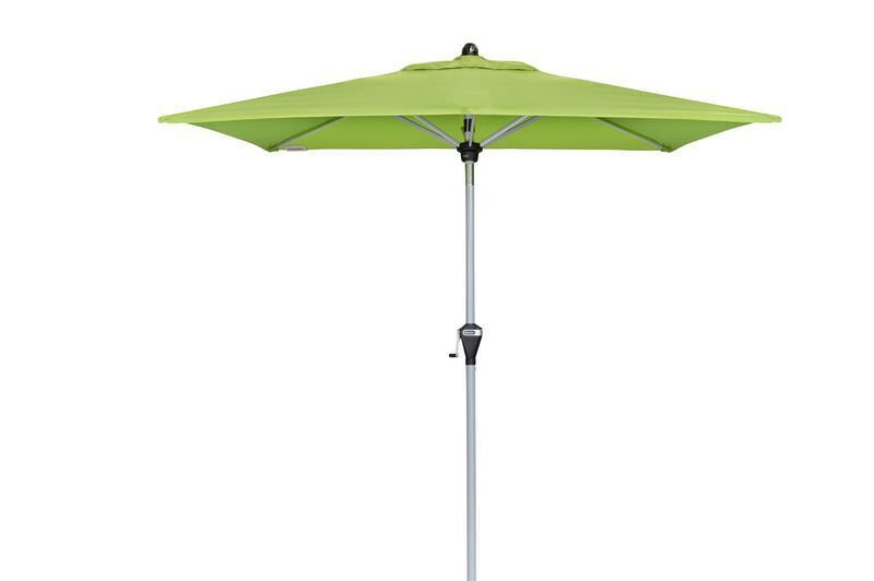 DOPPLER Active Auto Tilt Mittelstockschirm, fresh green, Alu/Polyester, 210 x 140 cm, höhenverstellbar, mit Kurbel