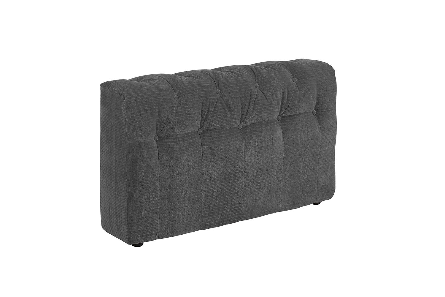 KAWOLA Sofa Seitenelement SEPHI groß Cord Vintage anthrazit