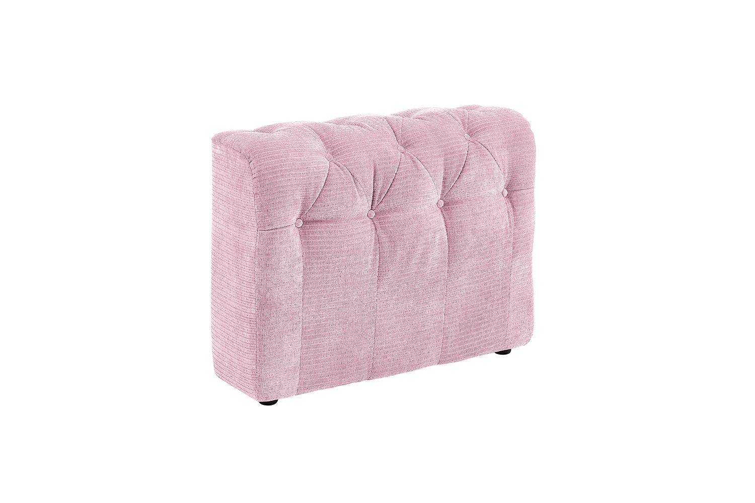 KAWOLA Sofa Seitenelement SEPHI medium Cord Vintage rosa