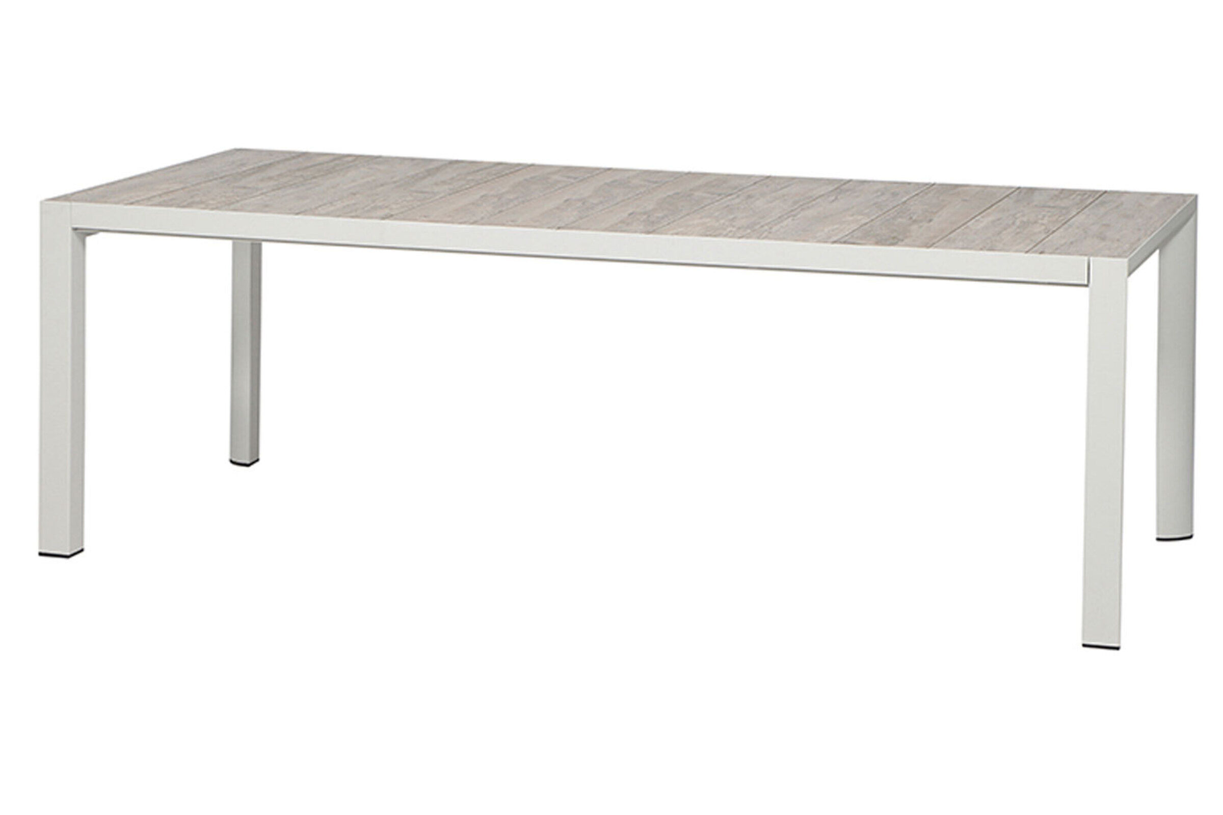 B-Ware: SIENA GARDEN Silva Diningtisch, washed grey, Alu/Keramik, 220x100cm