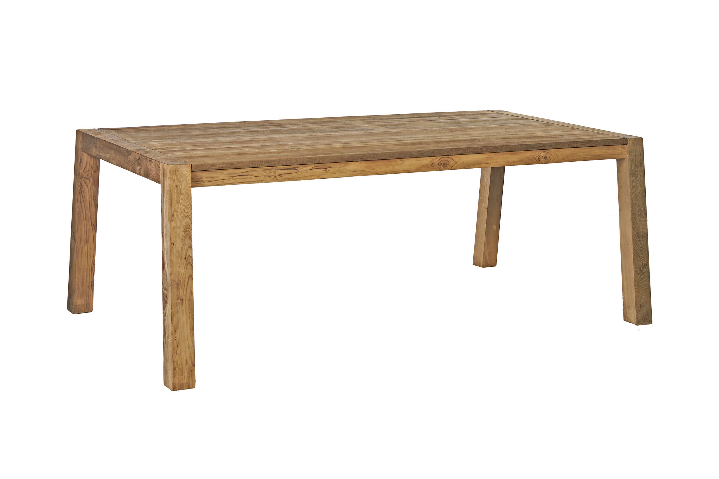 B-Ware: OUTFLEXX Jogja Esstisch, natur, recycled FSC-Teak, 200 x 115 cm