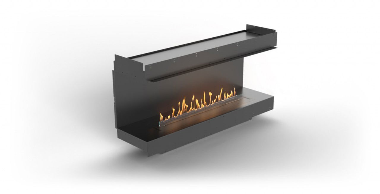 Planika Forma Firebox THREE-SIDED mit BEV Automatikbrenner FLA 3 Forma 1500