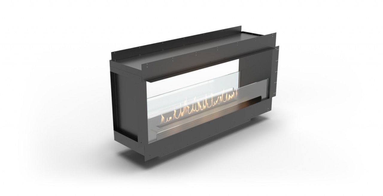 Planika Forma Firebox SEE-THROUGH mit BEV Automatikbrenner FLA 3 Forma 1500